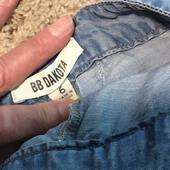 BB Dakota set, top and pants, denim look but 89%tencel and 11% linen - Picture 5 of 5